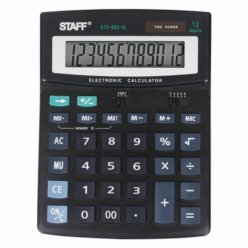 Калькулятор настольный Staff STF-888-12 12 разрядов 250149 , 